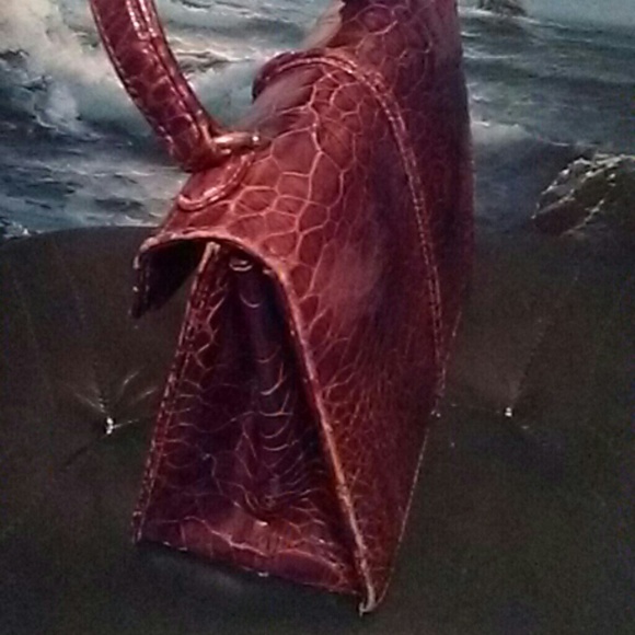 Vintage 1940 crocodile purse - Picture 4 of 6